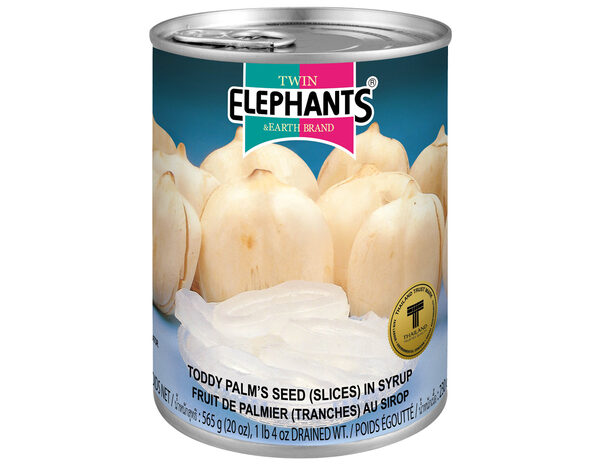 Twin Elephant Earth Toddy's Palmzaden in schijven (op siroop) 565 g