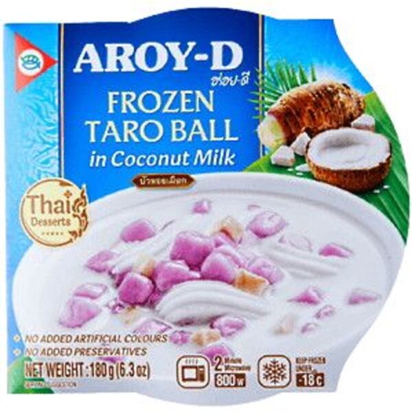 Aroy-D Taro Ball in Coconut Milk 180 g