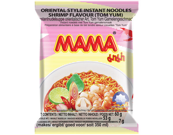 Mama Instant Noedels Tom Yum Garnalen 60 g
