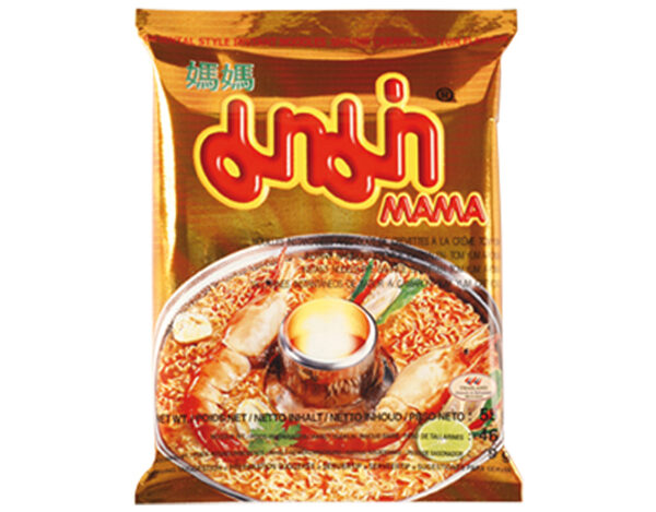Mama Instant Noedels Tom Yum Garnalen-Room Jumbo Pack 55 g