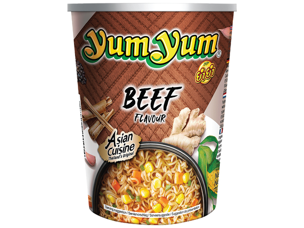 Yum Yum Instant Cupnoedels Rundvlees 70 g