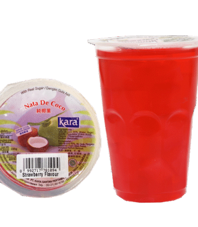 KARA Nata De Coco Strawberry 220 ml