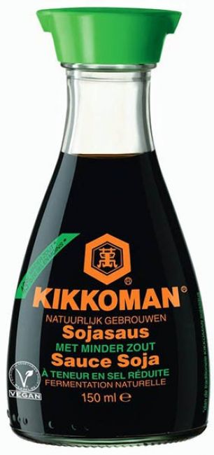 Kikkoman Sojasaus (minder zout) 150 ml