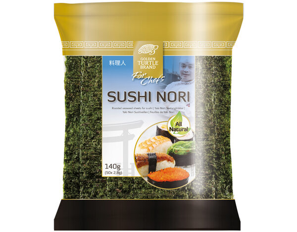 Golden Turtle Chef Yaki Nori geroosterd zeewier 140 g