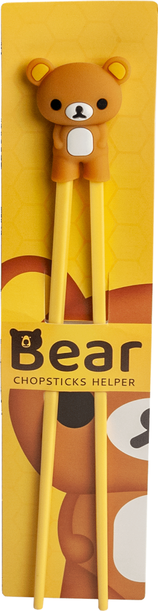 Eetstokjes met eetstokjeshulp - Bear