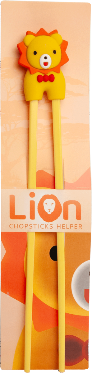 Eetstokjes met eetstokjeshulp - Lion