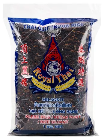 ROYAL THAI Black Glutinous Rice 1kg