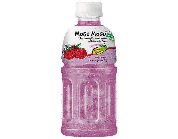 Mogu mogu Nata de Coco drink met frambozensmaak 320 ml